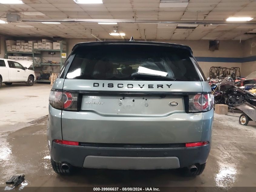 2017 Land Rover Discovery Sport Se VIN: SALCP2BG9HH658386 Lot: 39986637