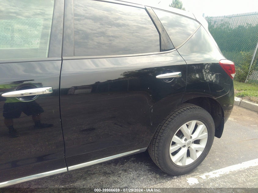 2012 Nissan Murano S VIN: JN8AZ1MW8CW226095 Lot: 39986659