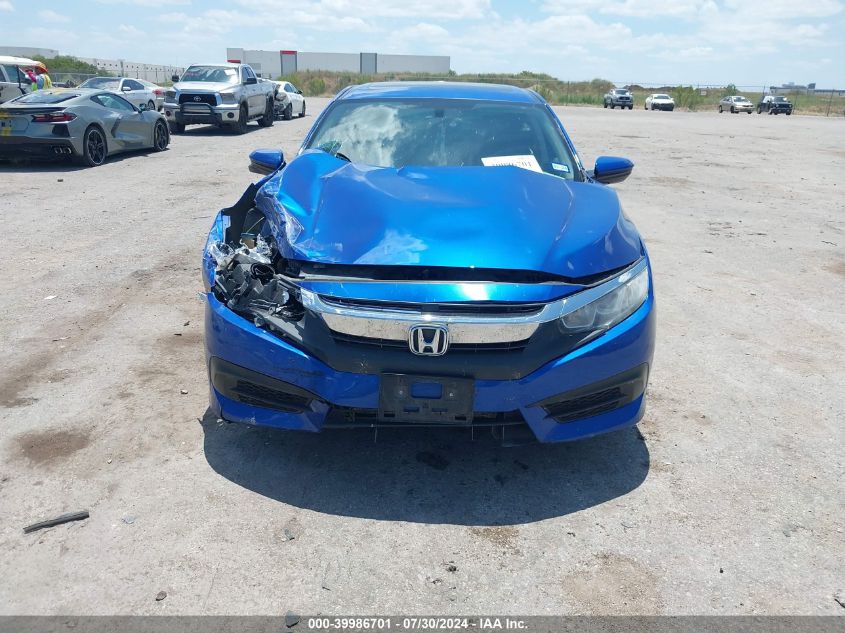 2018 Honda Civic Ex VIN: 19XFC2F72JE030739 Lot: 39986701