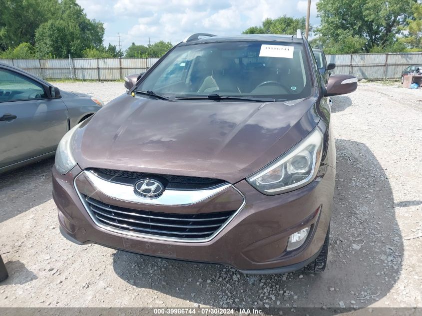 2015 Hyundai Tucson Limited VIN: KM8JU3AG2FU987350 Lot: 39986744