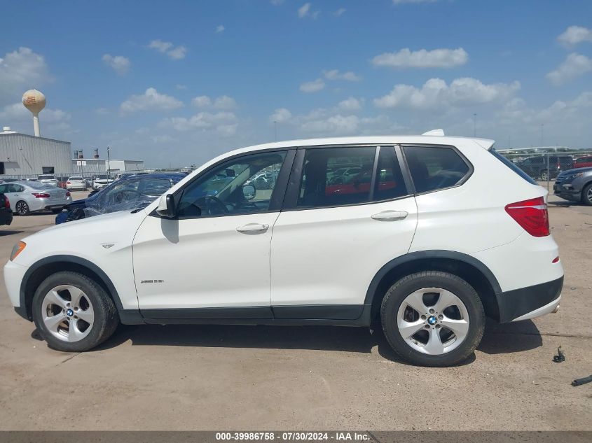 2012 BMW X3 xDrive28I VIN: 5UXWX5C53CL725734 Lot: 39986758