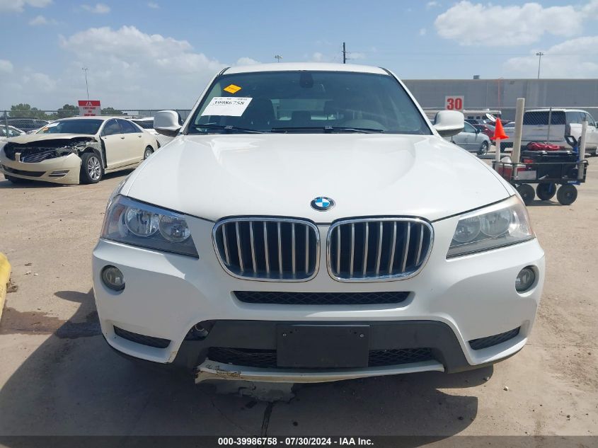 2012 BMW X3 xDrive28I VIN: 5UXWX5C53CL725734 Lot: 39986758