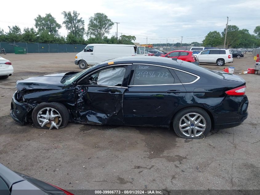 2014 Ford Fusion Se VIN: 3FA6P0HDXER389076 Lot: 39986773