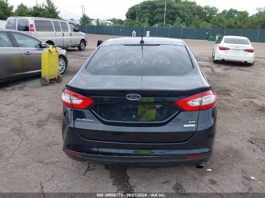 2014 Ford Fusion Se VIN: 3FA6P0HDXER389076 Lot: 39986773