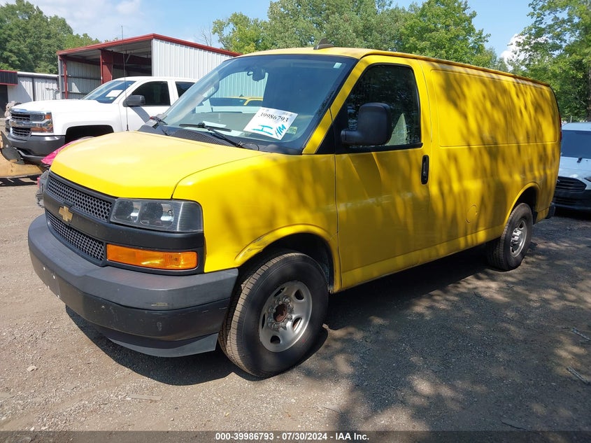 2021 CHEVROLET EXPRESS CARGO RWD 2500 REGULAR WHEELBASE WT - 1GCWGAF71M1168763