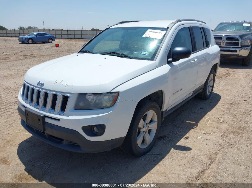 2016 Jeep Compass Sport VIN: 1C4NJDBB1GD556474 Lot: 39986801