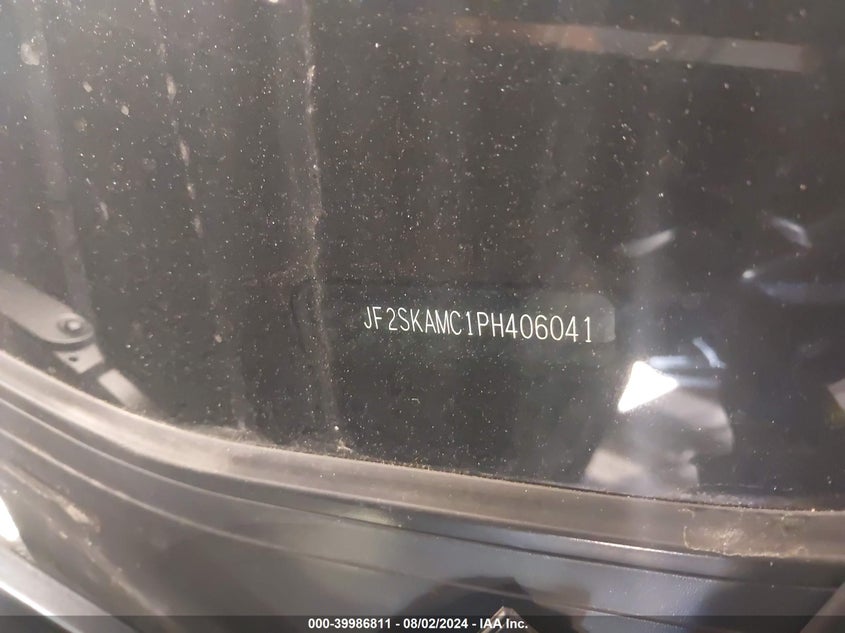 2023 Subaru Forester Wilderness VIN: JF2SKAMC1PH406041 Lot: 39986811