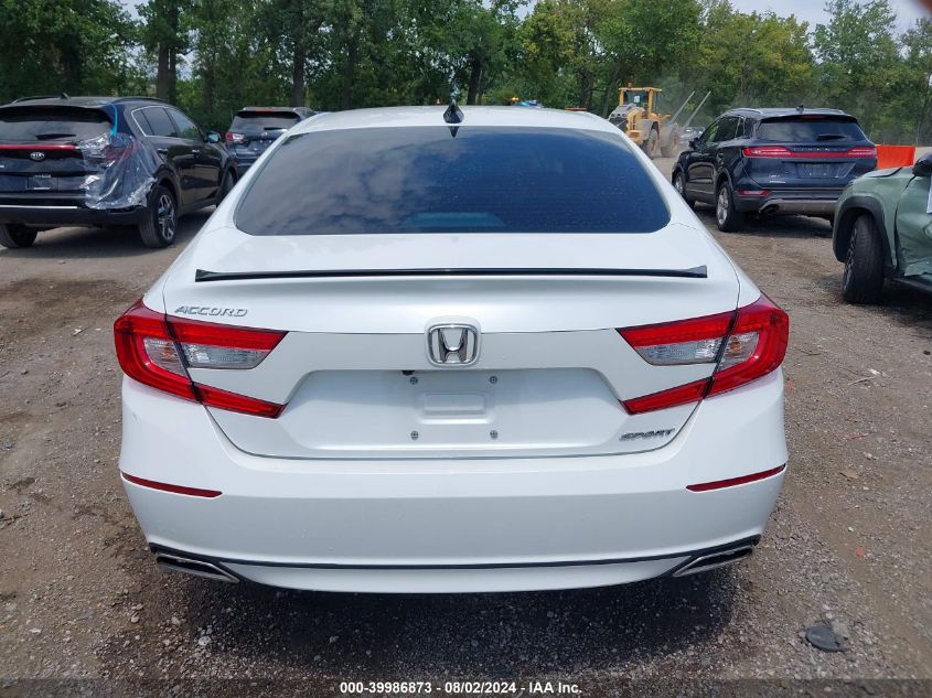 2021 Honda Accord Sport VIN: 1HGCV1F30MA080004 Lot: 39986873