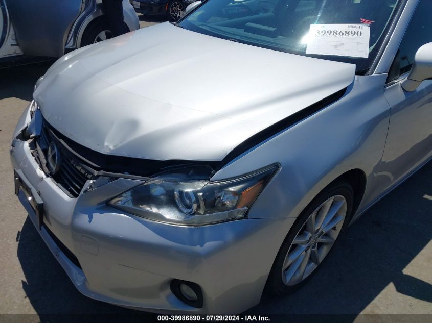 2012 Lexus Ct 200H Premium VIN: JTHKD5BH7C2109592 Lot: 39986890