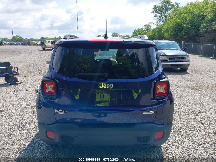 2017 Jeep Renegade Latitude Fwd VIN: ZACCJABB9HPG48943 Lot: 39986969