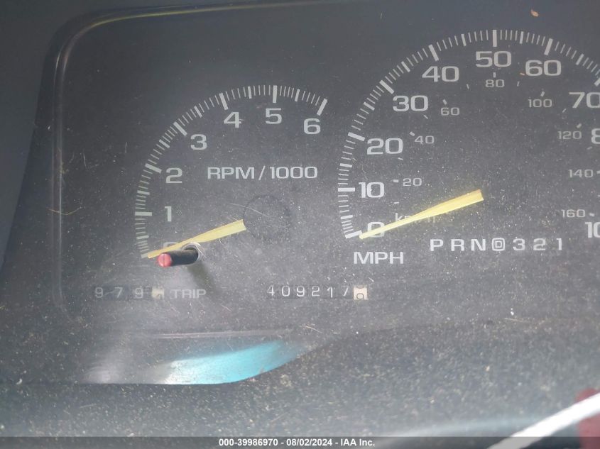 1999 GMC Suburban 1500 Sl VIN: 3GKEC16RXXG550552 Lot: 39986970