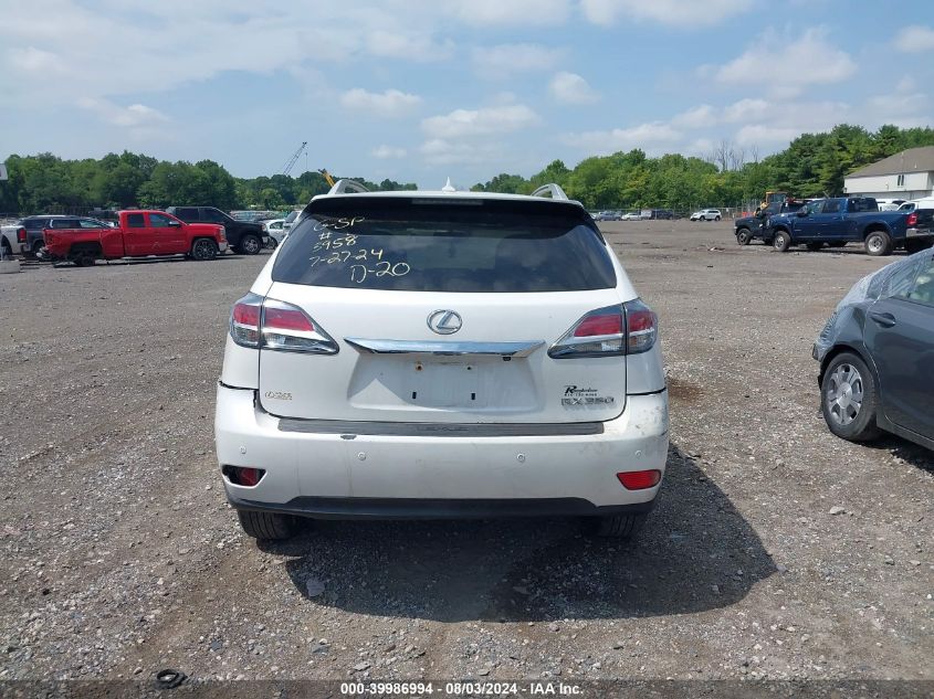 2013 Lexus Rx 350 VIN: 2T2BK1BA9DC211283 Lot: 39986994