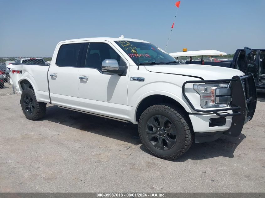 2020 FORD F-150 PLATINUM - 1FTFW1E46LFA56536