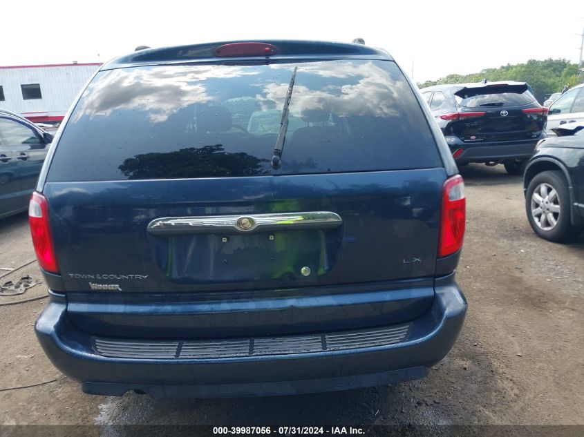 2007 Chrysler Town & Country Lx VIN: 2A4GP44R17R301574 Lot: 39987056