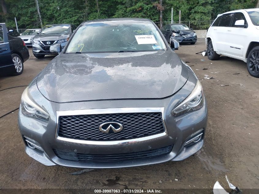 2014 Infiniti Q50 Premium VIN: JN1BV7AR3EM689289 Lot: 39987063