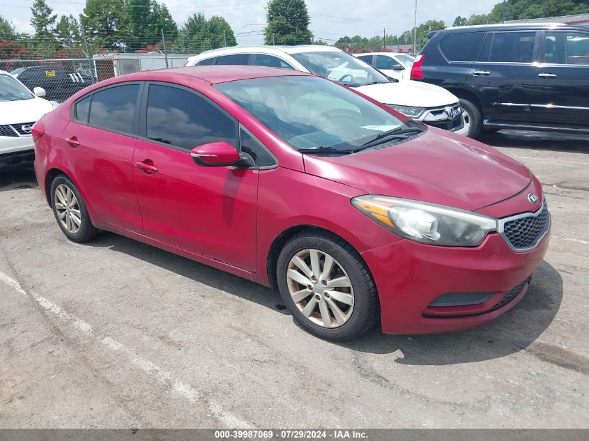 KNAFX4A60G5462035 | 2016 KIA FORTE