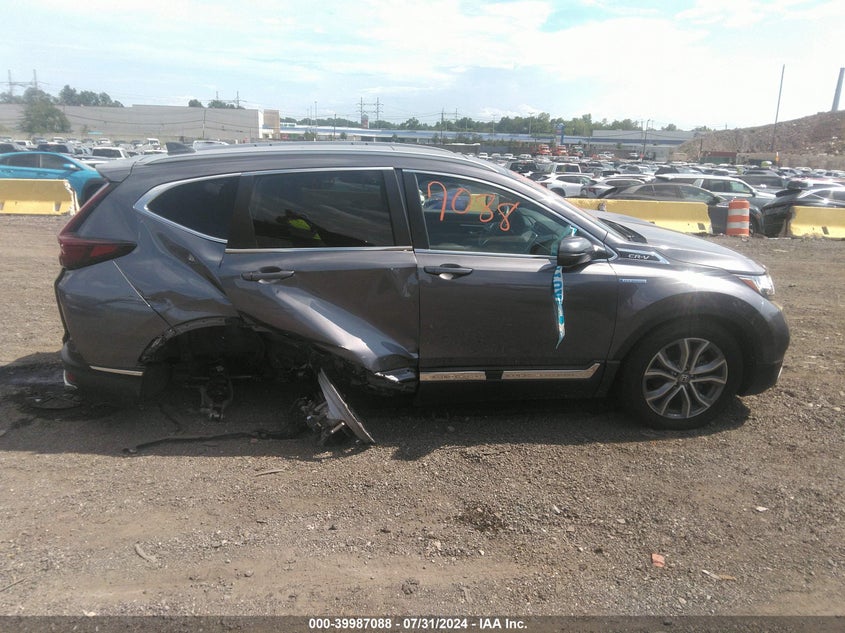 2021 Honda Cr-V Hybrid Touring VIN: 7FART6H99ME025186 Lot: 39987088