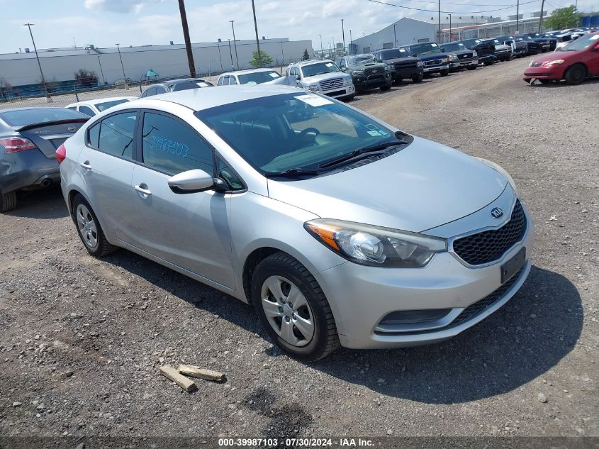 2014 Kia Forte Lx VIN: KNAFK4A60E5193546 Lot: 39987103