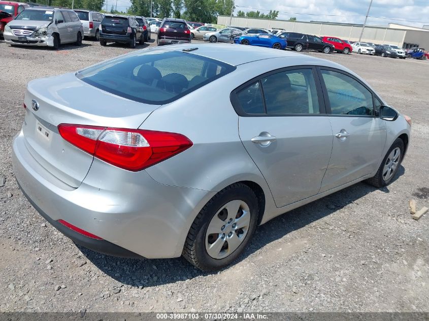 2014 Kia Forte Lx VIN: KNAFK4A60E5193546 Lot: 39987103