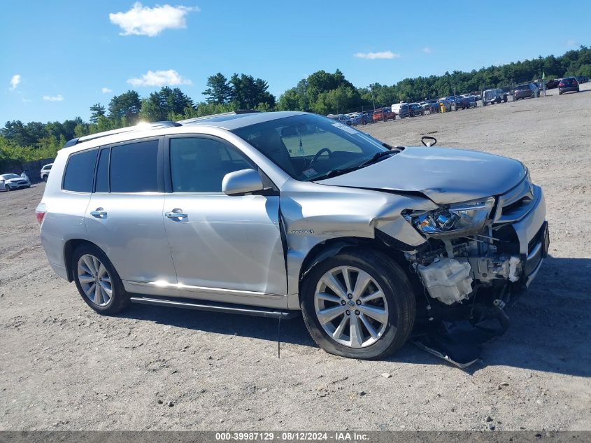 2011 Toyota Highlander Hybrid Limited V6 VIN: JTEDC3EH5B2002323 Lot: 39987129