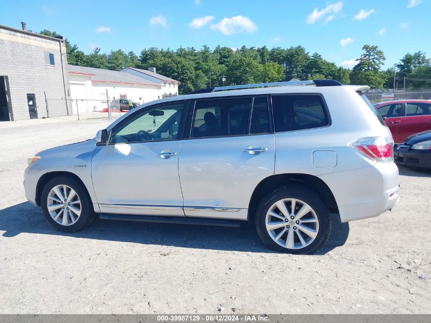 2011 Toyota Highlander Hybrid Limited V6 VIN: JTEDC3EH5B2002323 Lot: 39987129