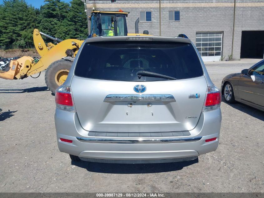 2011 Toyota Highlander Hybrid Limited V6 VIN: JTEDC3EH5B2002323 Lot: 39987129