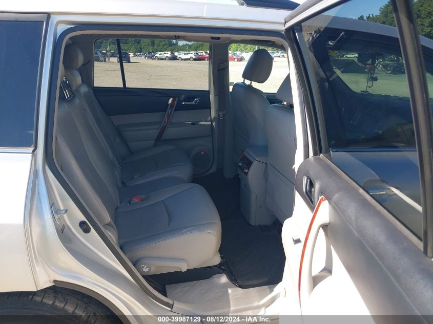 2011 Toyota Highlander Hybrid Limited V6 VIN: JTEDC3EH5B2002323 Lot: 39987129