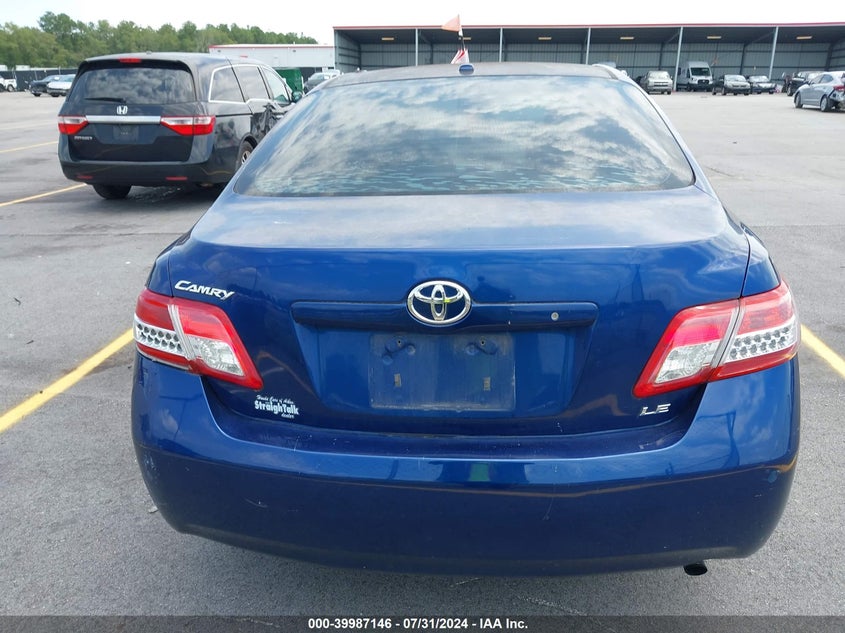 2010 Toyota Camry Le VIN: 4T4BF3EK6AR015052 Lot: 39987146