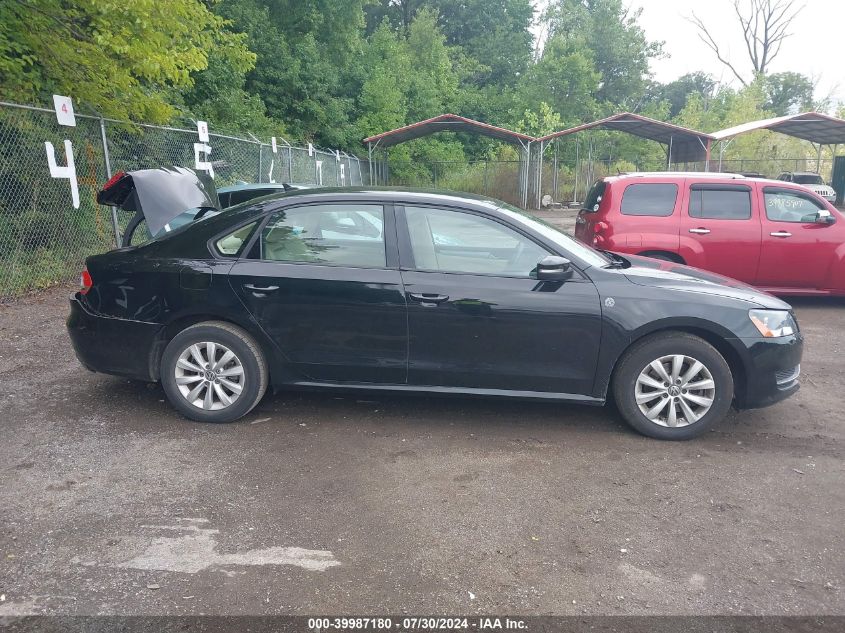 2014 Volkswagen Passat 1.8T Wolfsburg Edition VIN: 1VWAT7A39EC061122 Lot: 39987180