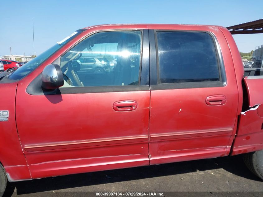 2002 Ford F-150 Lariat/Xlt VIN: 1FTRW07L02KB62997 Lot: 39987184