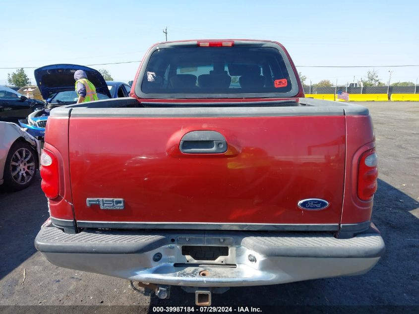 2002 Ford F-150 Lariat/Xlt VIN: 1FTRW07L02KB62997 Lot: 39987184