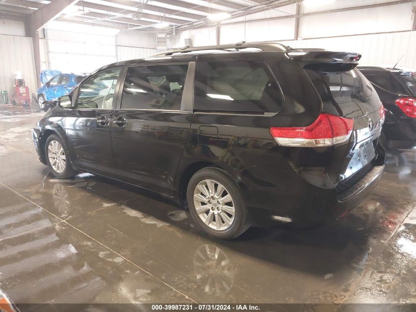 5TDDK3DCXCS047023 2012 Toyota Sienna Xle 7 Passenger