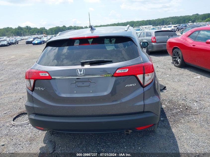 2022 Honda Hr-V Awd Ex VIN: 3CZRU6H52NM723250 Lot: 39987237