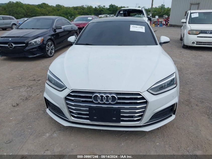 2018 Audi A5 2.0T Premium VIN: WAUENCF50JA084647 Lot: 39987246