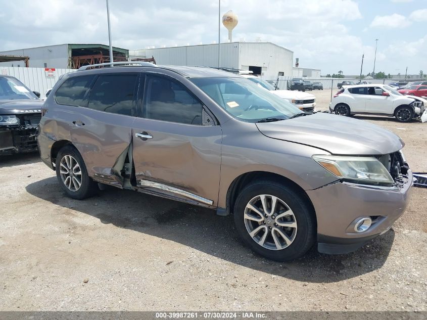 2014 Nissan Pathfinder Sl VIN: 5N1AR2MN1EC646614 Lot: 39987261