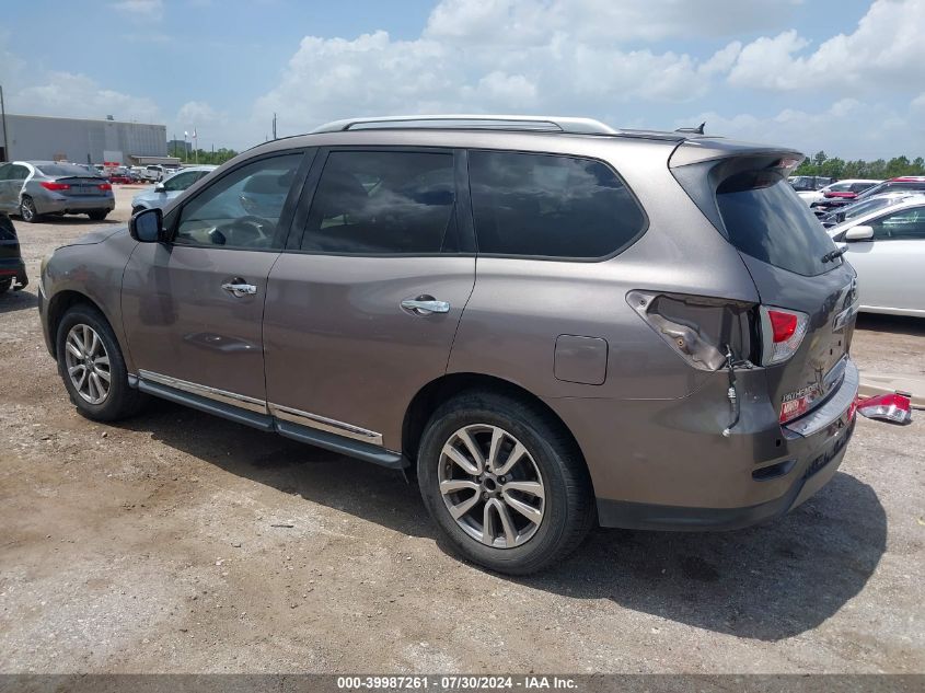 2014 Nissan Pathfinder Sl VIN: 5N1AR2MN1EC646614 Lot: 39987261