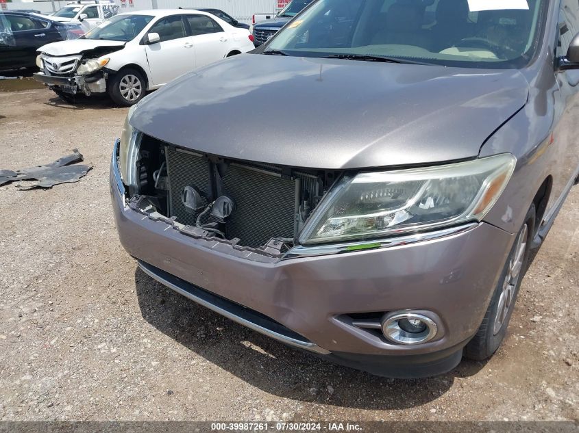 2014 Nissan Pathfinder Sl VIN: 5N1AR2MN1EC646614 Lot: 39987261