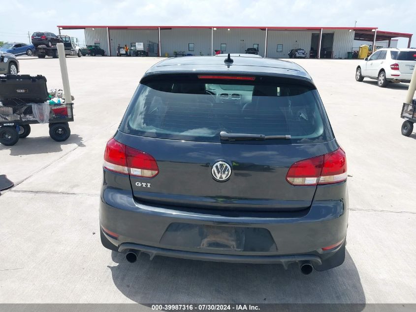 2013 Volkswagen Gti Drivers Edition VIN: WVWHV7AJ3DW137506 Lot: 39987316