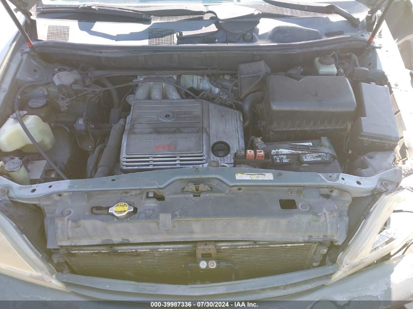 2000 Lexus Rx 300 VIN: JT6GF10UXY0054074 Lot: 39987336