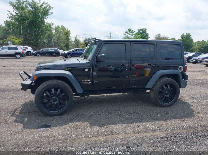 2015 Jeep Wrangler Unlimited Sport VIN: 1C4BJWDG3FL642266 Lot: 39987361