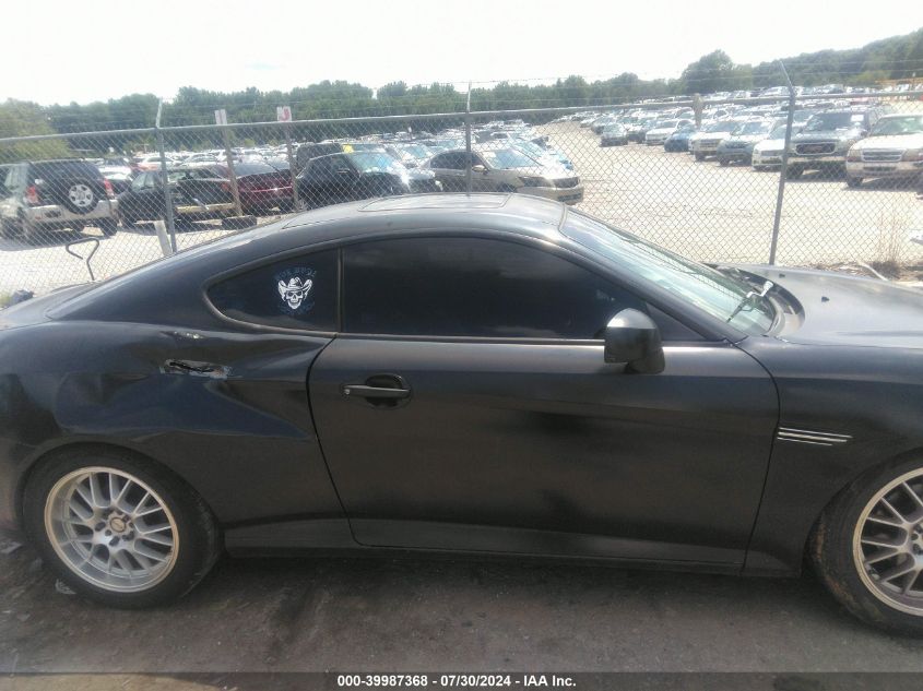 2007 Hyundai Tiburon Gs VIN: KMHHM66D27U245868 Lot: 39987368