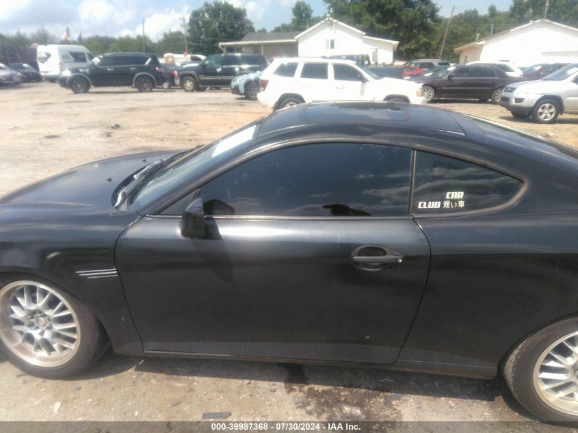 2007 Hyundai Tiburon Gs VIN: KMHHM66D27U245868 Lot: 39987368