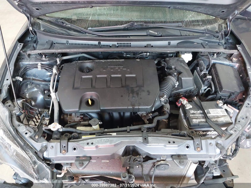VIN 2T1BURHE7KC136524 2019 TOYOTA COROLLA LE
