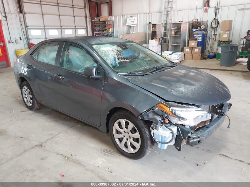 VIN 2T1BURHE7KC136524 2019 TOYOTA COROLLA LE