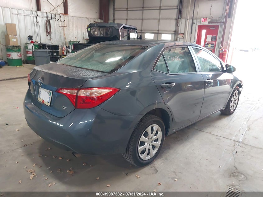 VIN 2T1BURHE7KC136524 2019 TOYOTA COROLLA LE