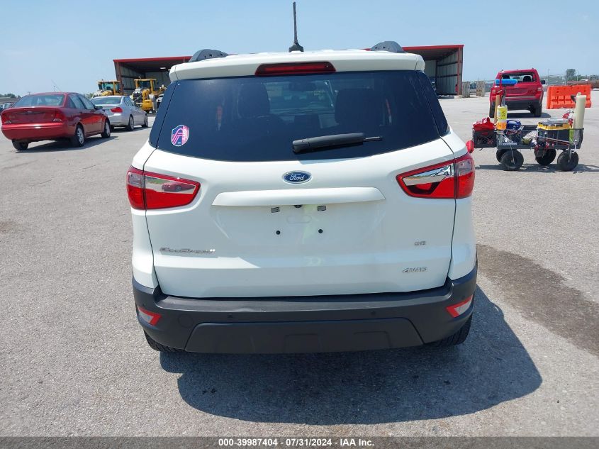 2020 Ford Ecosport Se VIN: MAJ6S3GL9LC361323 Lot: 39987404