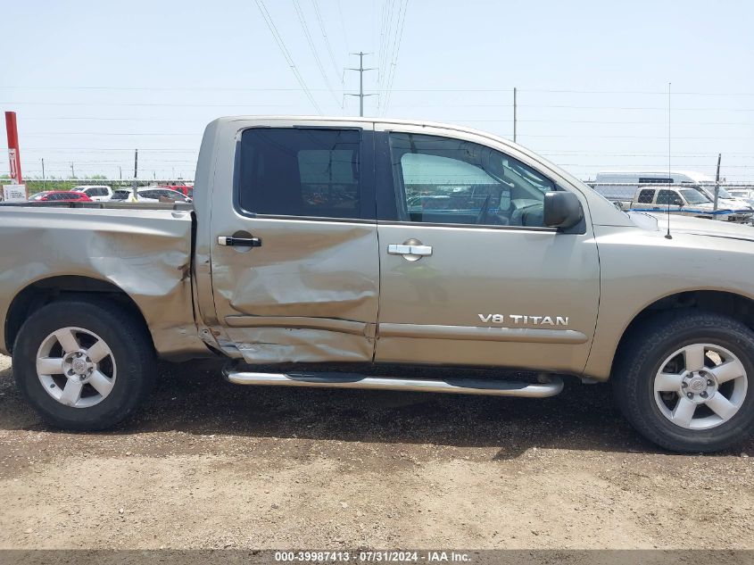 2007 Nissan Titan Se VIN: 1N6BA07A67N217874 Lot: 39987413