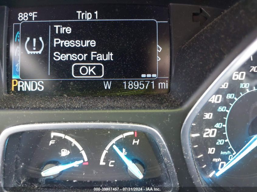 2013 Ford Escape Se VIN: 1FMCU9GX1DUA25539 Lot: 39987457