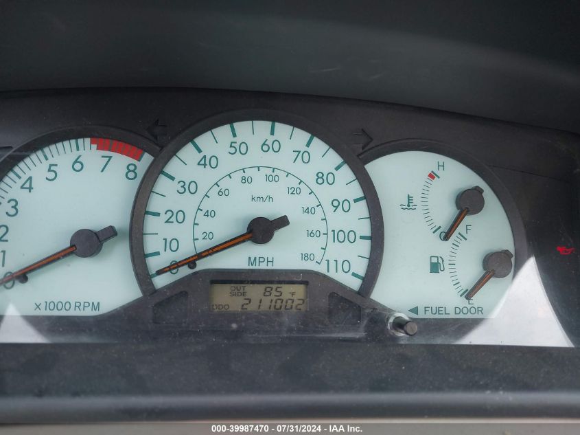 2004 Toyota Corolla Le VIN: JTDBR32E542033739 Lot: 39987470