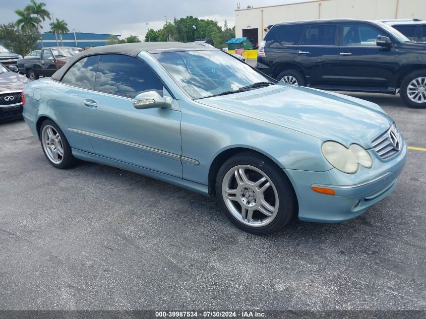 WDBTK65G74T020975 | 2004 MERCEDES-BENZ CLK 320